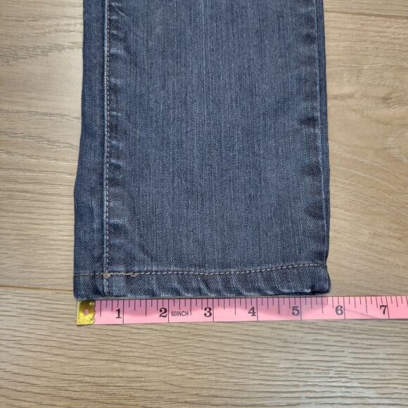 Paige Jeans Womens 25 Blue Denim Skyline Skinny Fit Distressed Stretch Casual - Picture 9 of 9